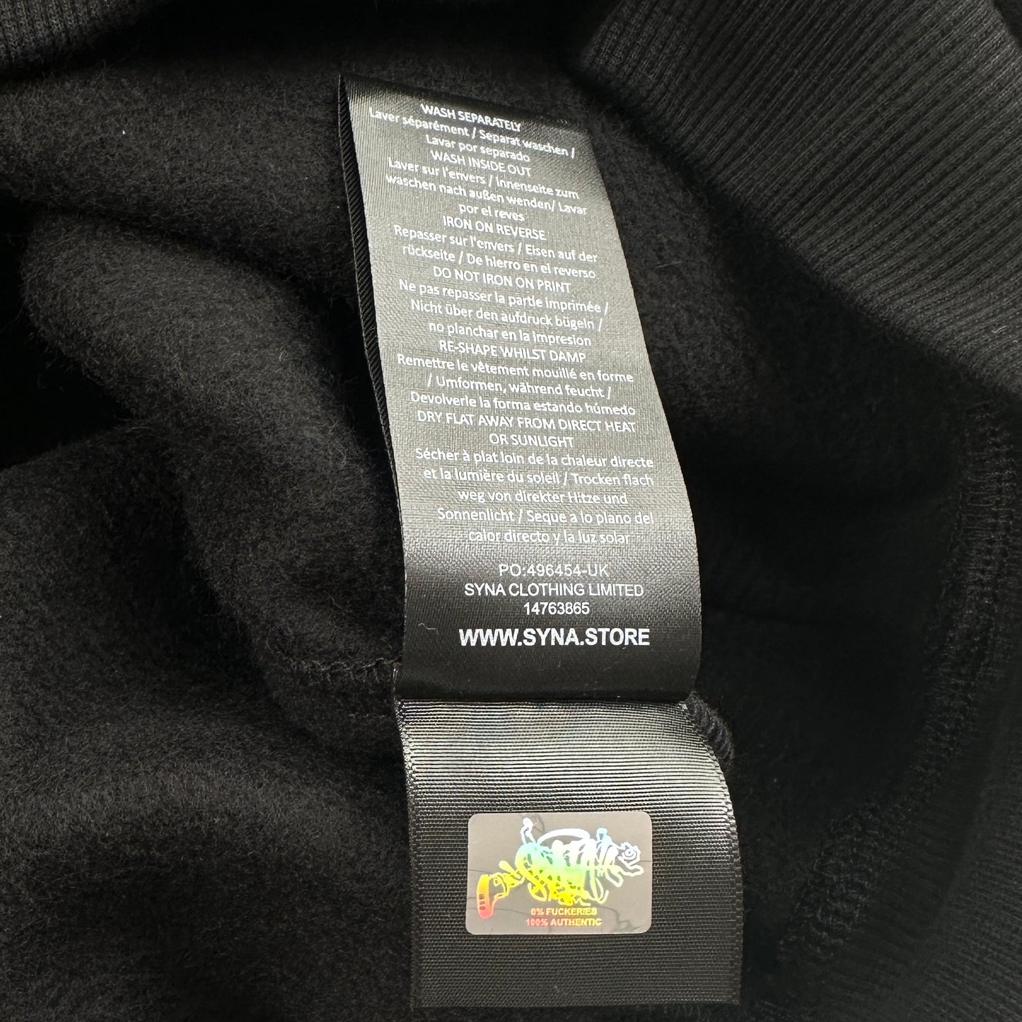 Syna World TrackSuit “Black Yellow”