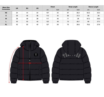 Trapstar Puffer Jacket “Shiny Black”