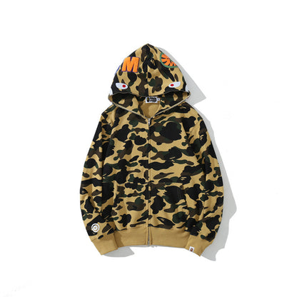 Moletom Bape Shark Wide Green Camo