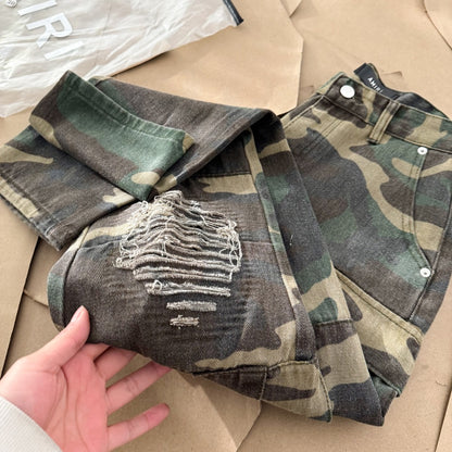 Calça Jeans Amiri “Camuflada”