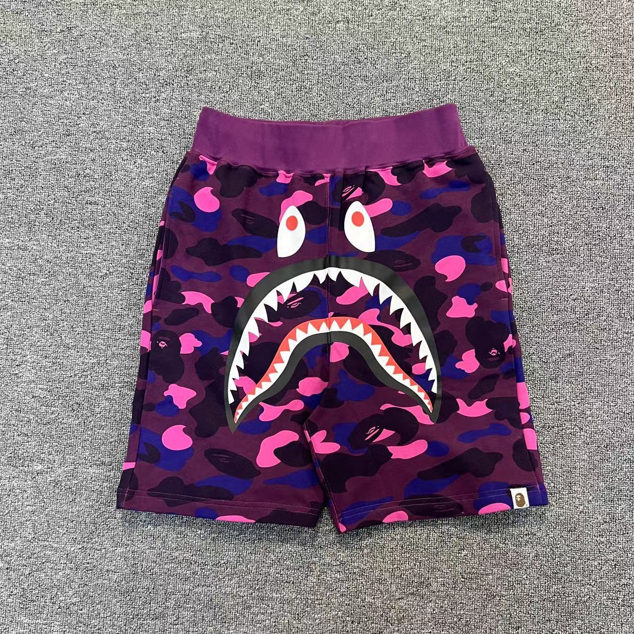 Bermuda Bape Shark Camu “Purple”