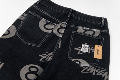Stussy Shorts Jeans Black