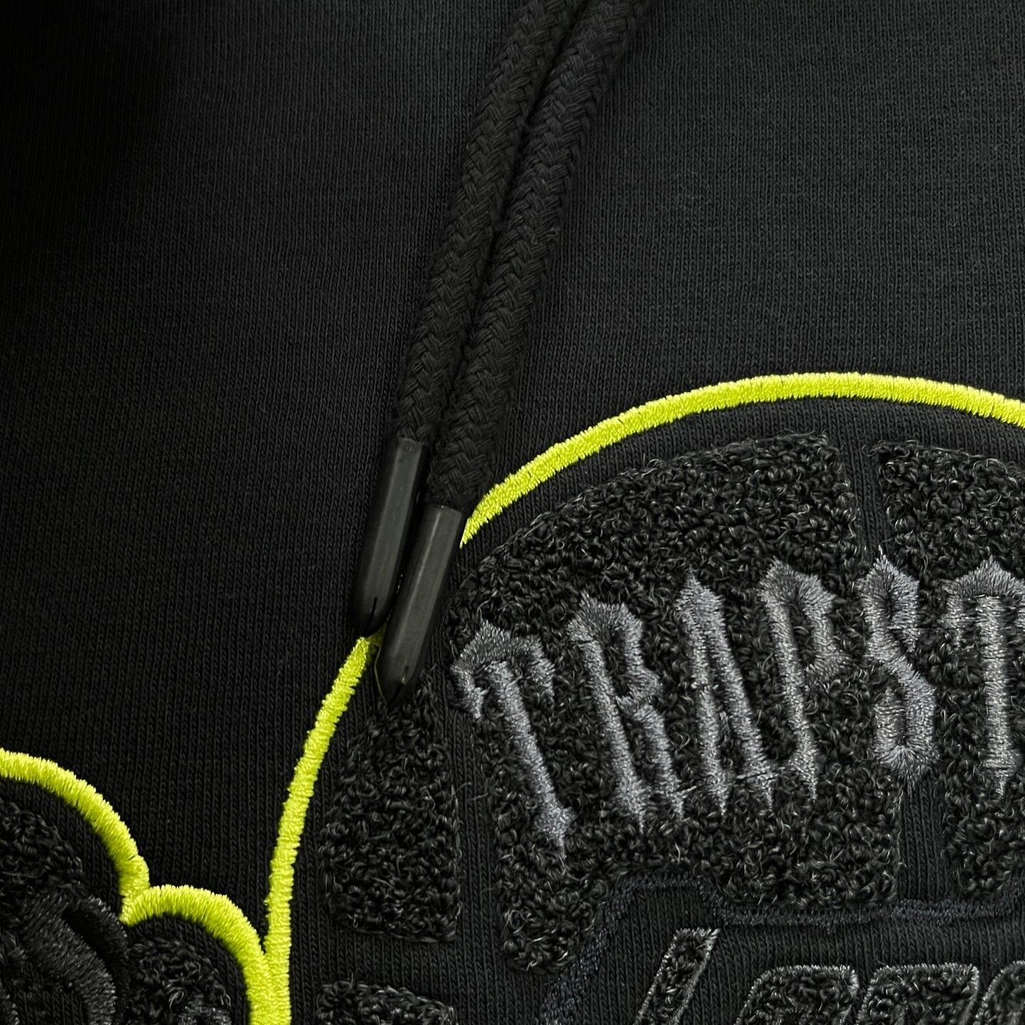 Conjunto Trapstar Hoodie “Black Lime”
