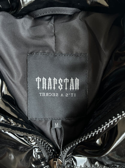 Trapstar Puffer Jacket Women “Shiniy Black”