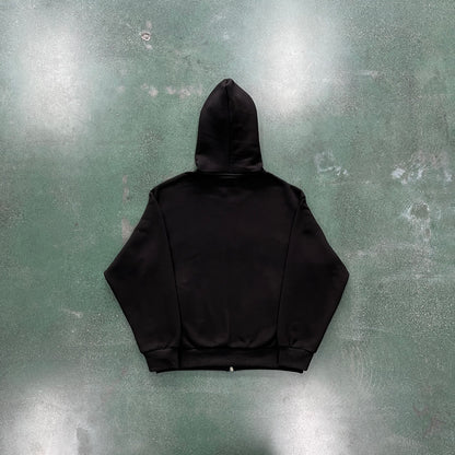 Conjunto Trapstar Zip Hoodie “Black”