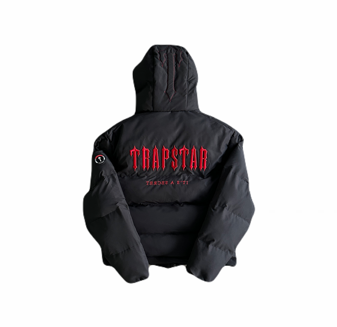 Trapstar Puffer Jacket “Black Red”