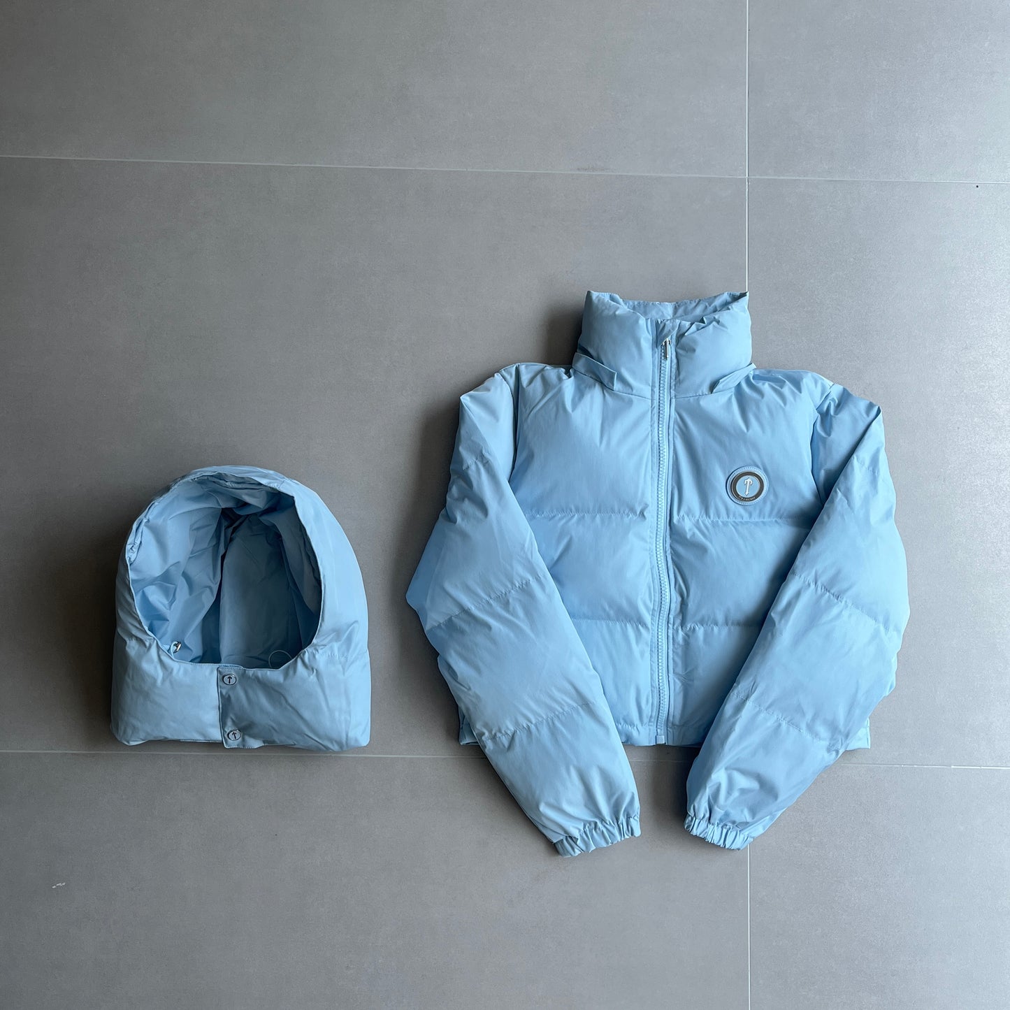 Trapstar Puffer Jacket Women “Baby Blue”