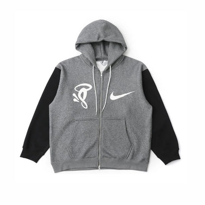 Jaqueta Syna World x Nike Solo Swoosh Fleece Grey