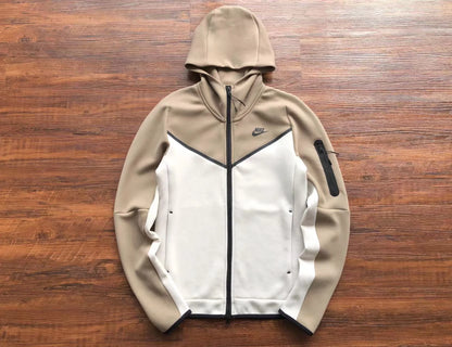 Nike Tech Fleece “Beige White”