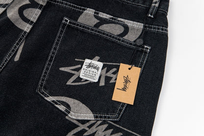 Stussy Shorts Jeans Black