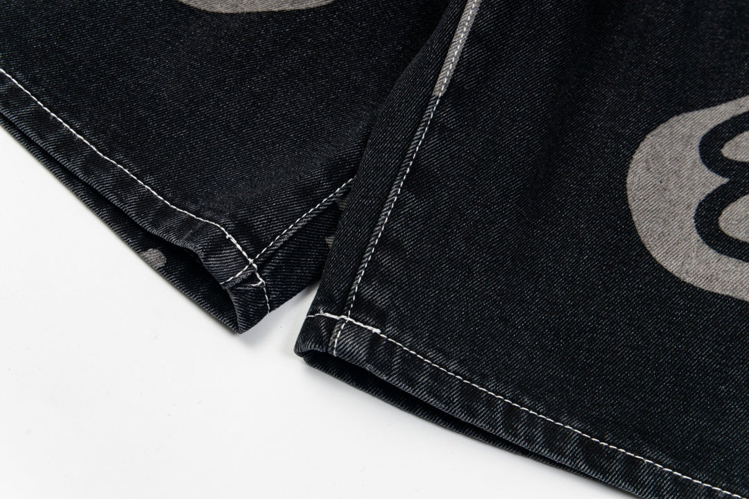 Stussy Shorts Jeans Black
