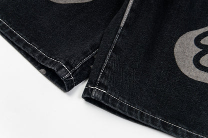Stussy Shorts Jeans Black