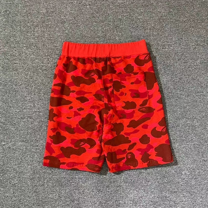 Bermuda Bape Shark Camu “Red”