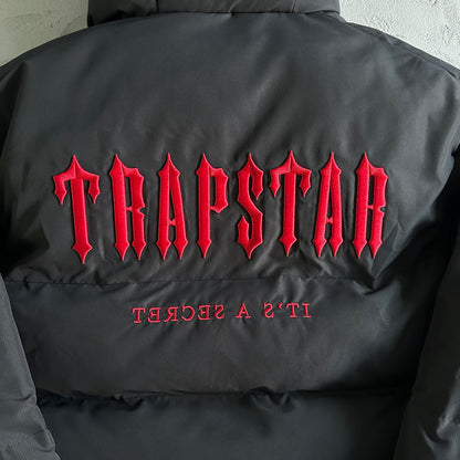 Trapstar Puffer Jacket “Black Red”