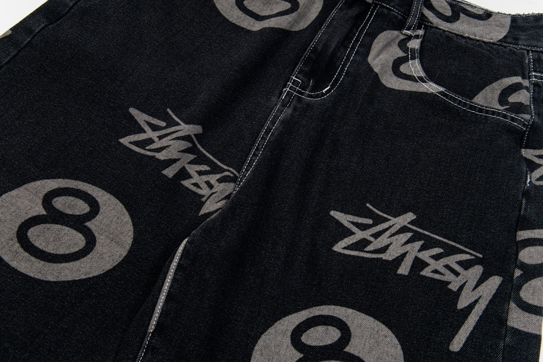 Stussy Shorts Jeans Black