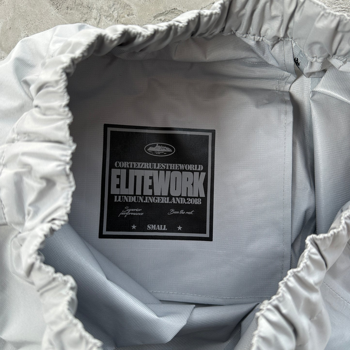 Corteiz Elitework Waterproof Shell Pant “Grey"