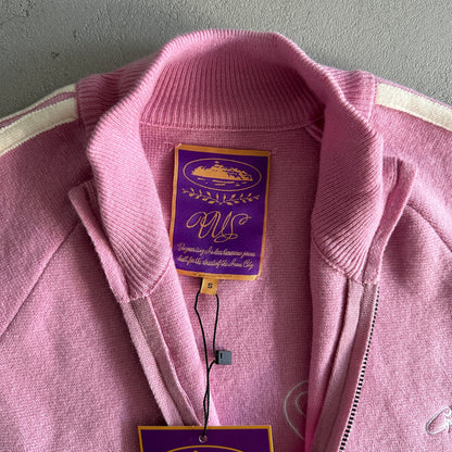 Corteiz Knit Zip Up Fleece “Pink”