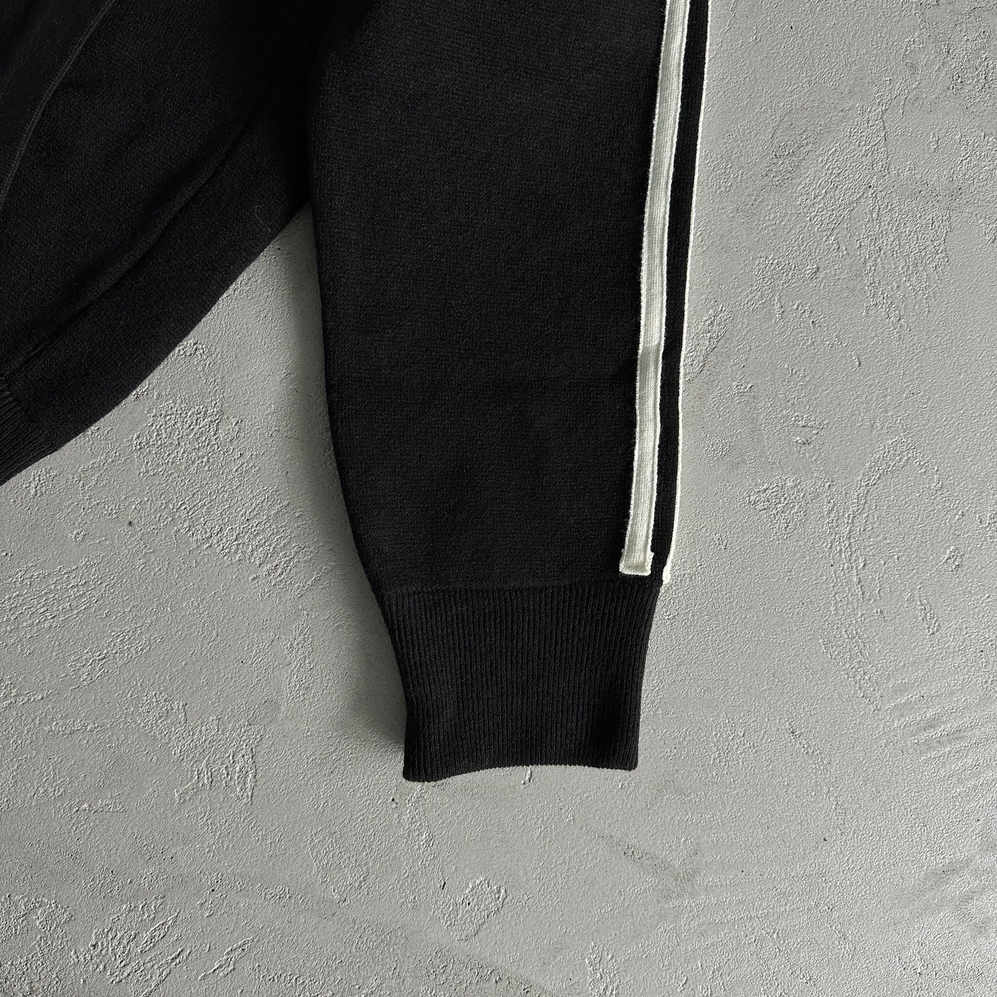 Corteiz Knit Zip Up Fleece “Black”