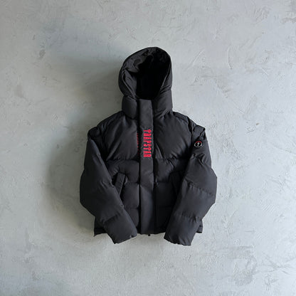 Trapstar Puffer Jacket “Black Red”
