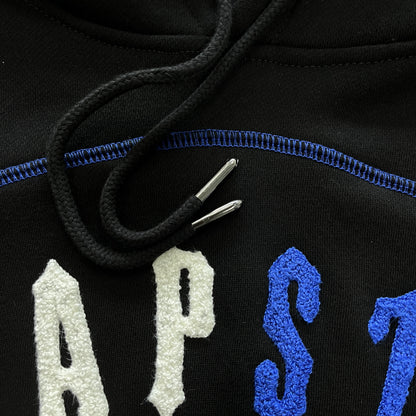 Conjunto Trapstar Hoodie “Black Blue”