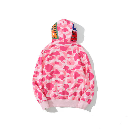 Moletom Bape Shark Wide Pink Camo