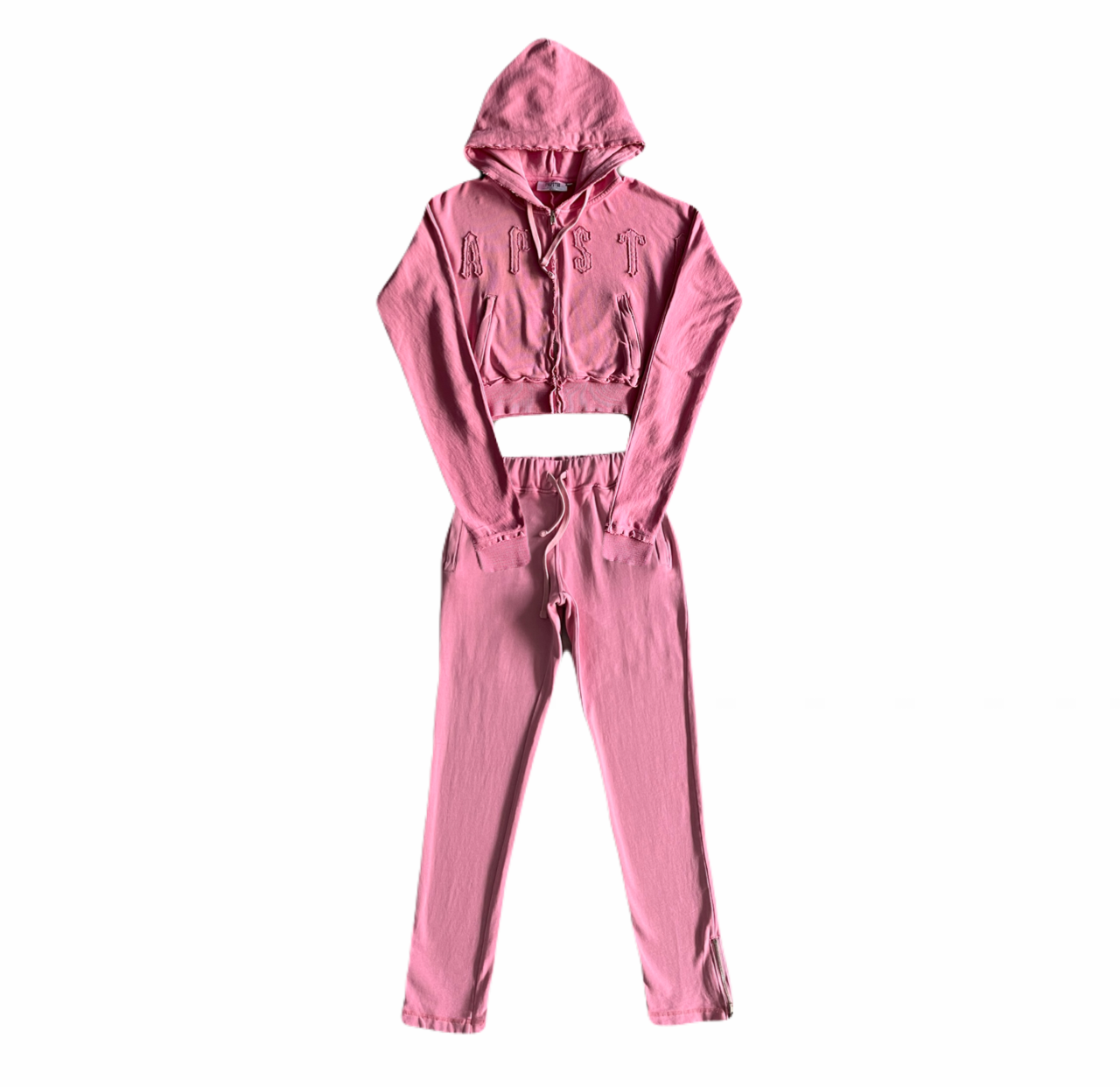 Conjunto Trapstar Cropped Womens “Pink”