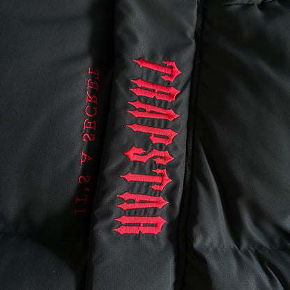 Trapstar Puffer Jacket “Black Red”