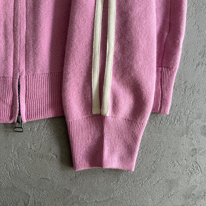 Corteiz Knit Zip Up Fleece “Pink”