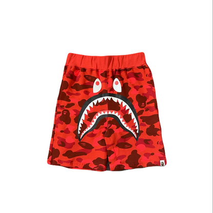 Bermuda Bape Shark Camu “Red”