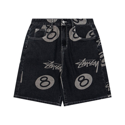 Stussy Shorts Jeans Black
