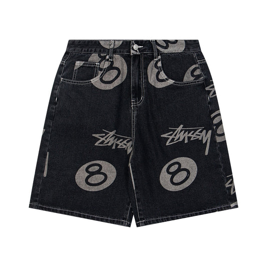 Stussy Shorts Jeans Black