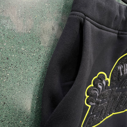 Conjunto Trapstar Hoodie “Black Lime”