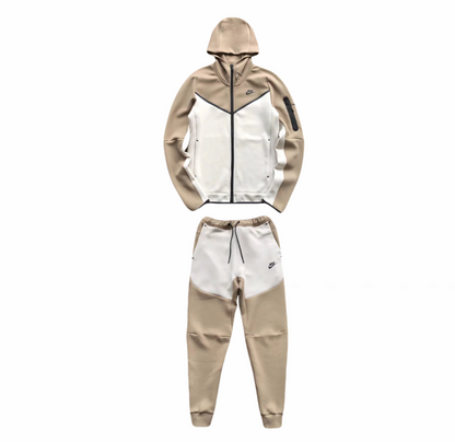 Nike Tech Fleece “Beige White”