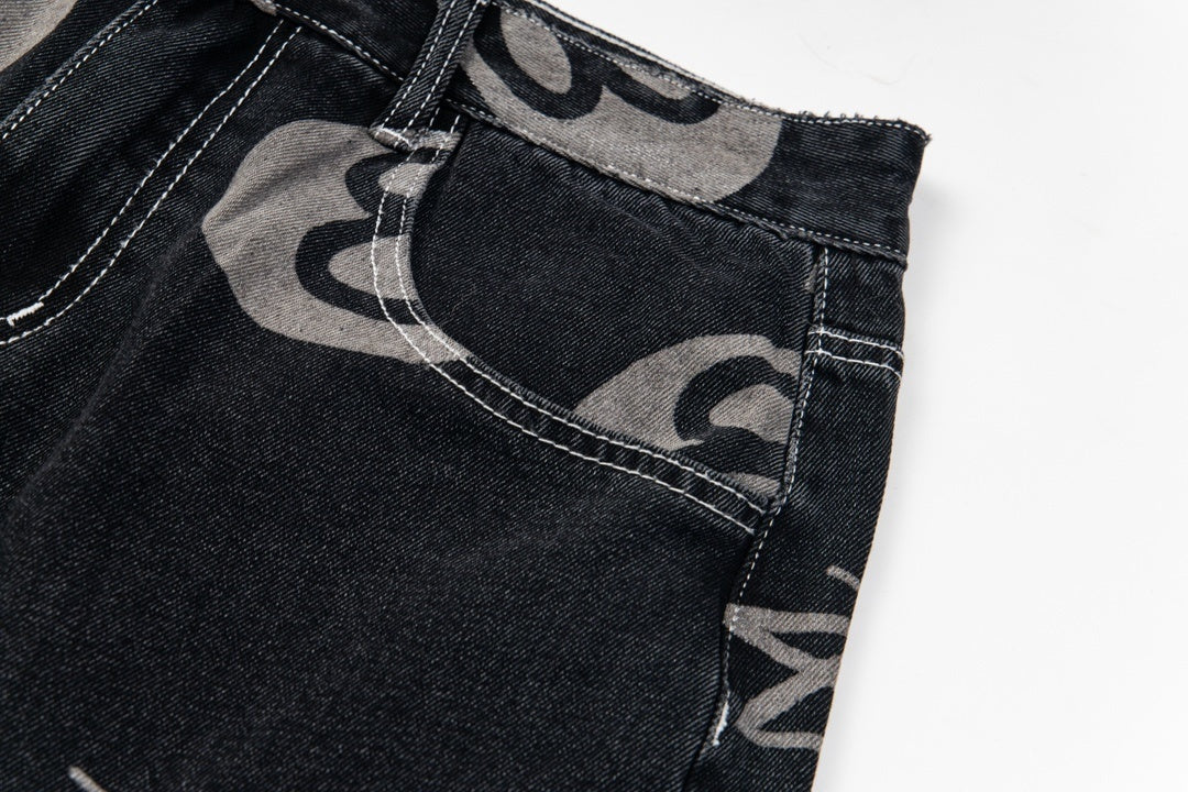 Stussy Shorts Jeans Black