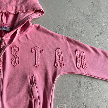 Conjunto Trapstar Cropped Womens “Pink”