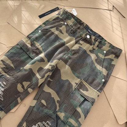 Calça Jeans Amiri “Camuflada”