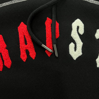 Conjunto Trapstar Hoodie “Black Red”