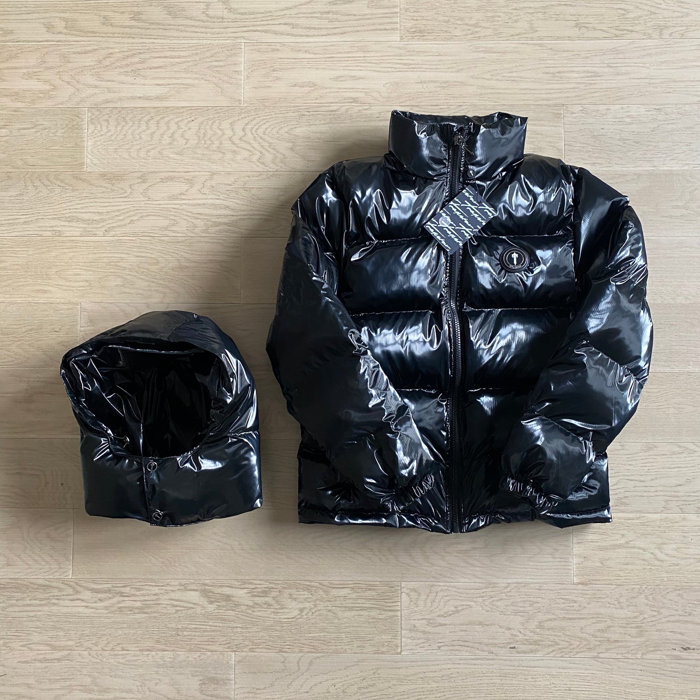Trapstar Puffer Jacket “Shiny Black”
