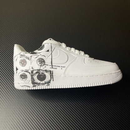 Nike x Supreme x Comme Des Garcons Air Force 1 Low “Eyes”