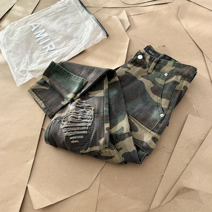 Calça Jeans Amiri “Camuflada”