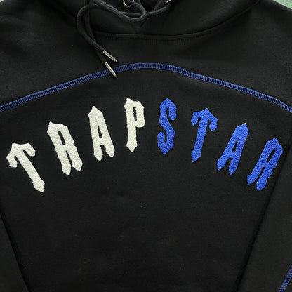 Conjunto Trapstar Hoodie “Black Blue”