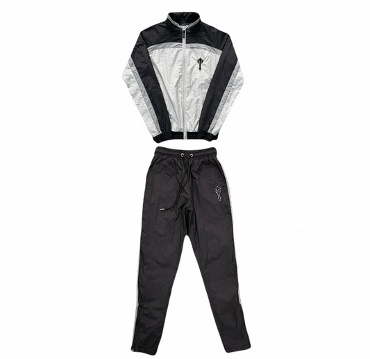 Conjunto Trapstar Shellsuit “Black White”