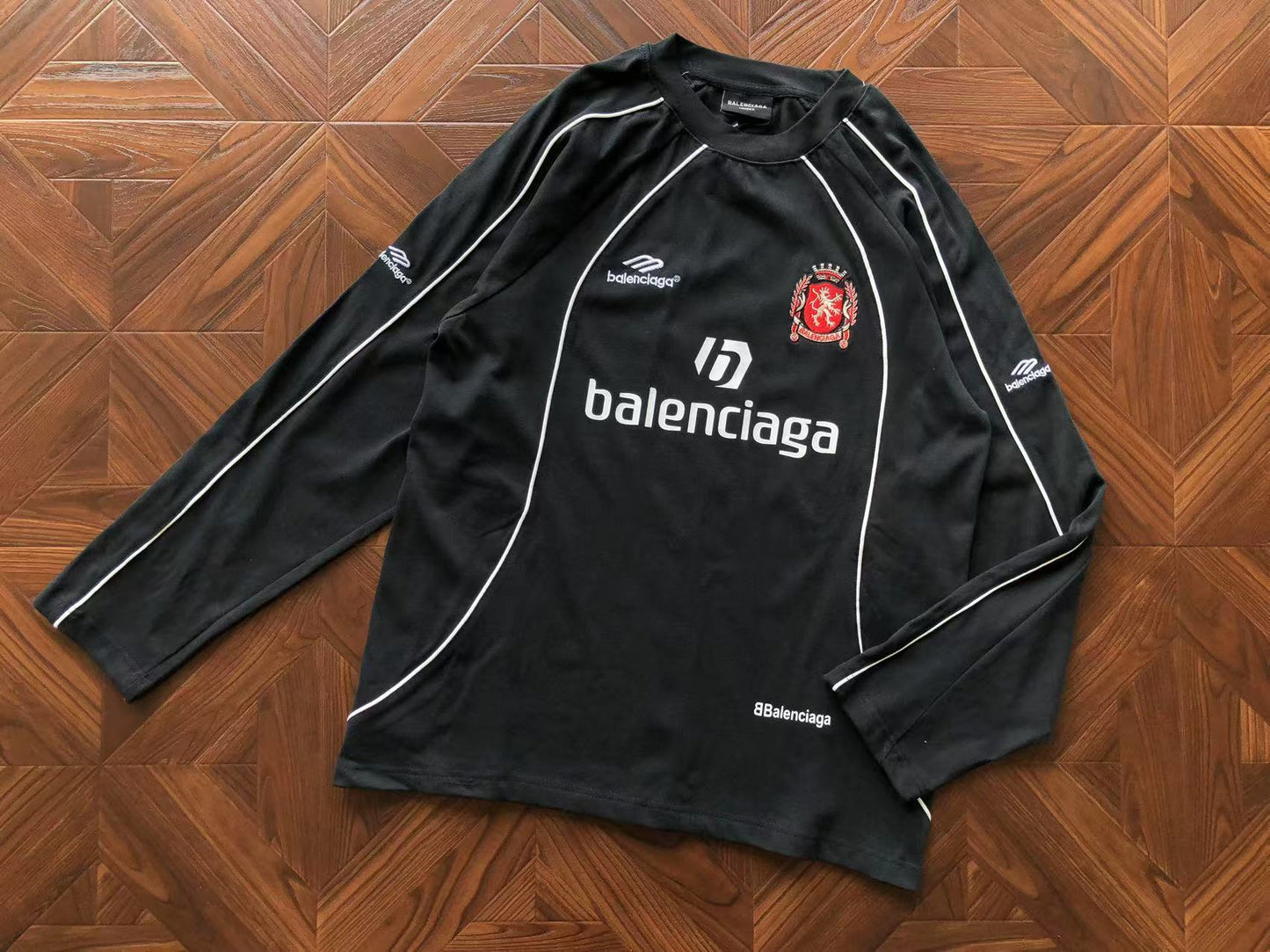 Camisa Balenciaga Soccer Paris Black
