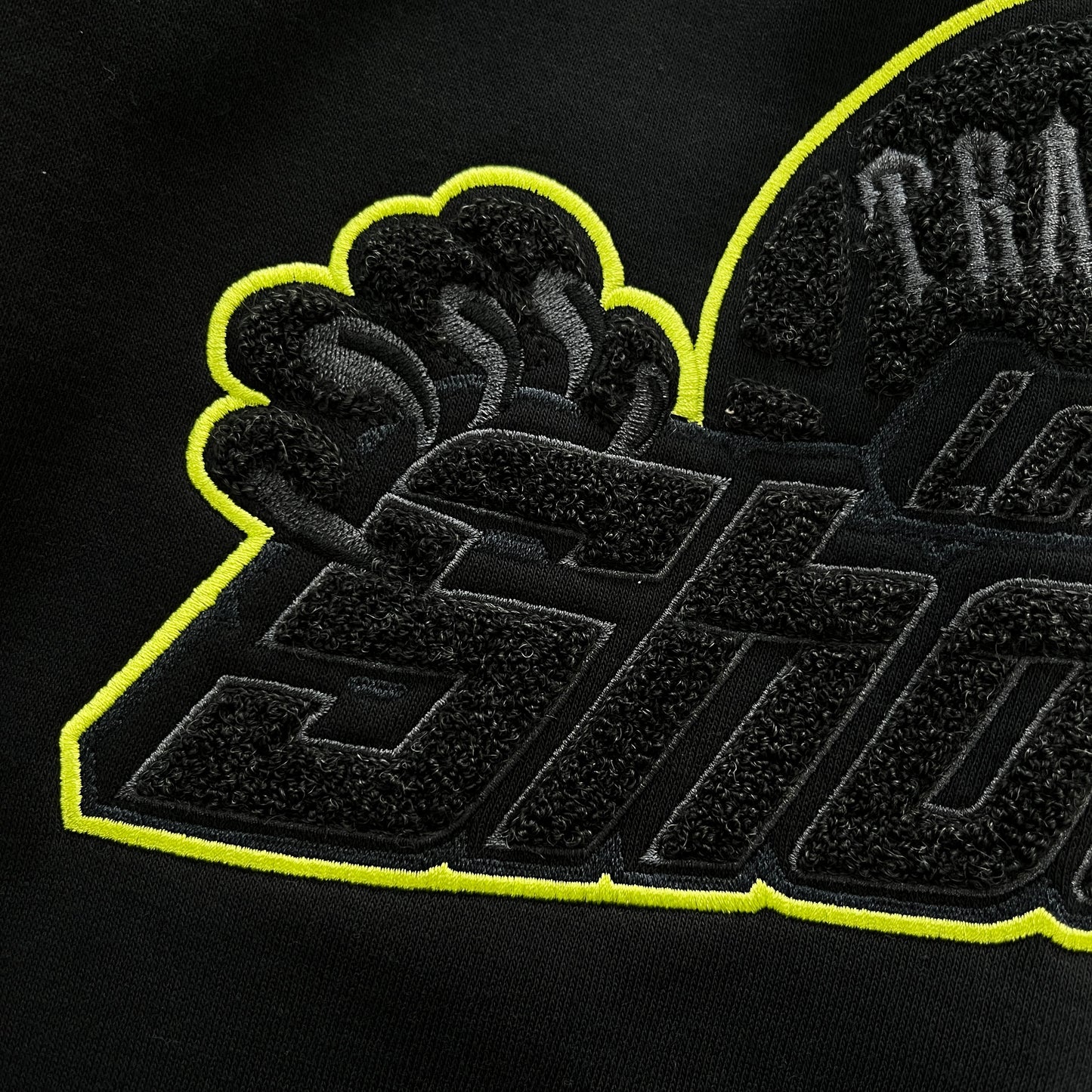 Conjunto Trapstar Hoodie “Black Lime”