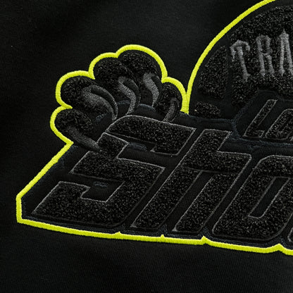 Conjunto Trapstar Hoodie “Black Lime”