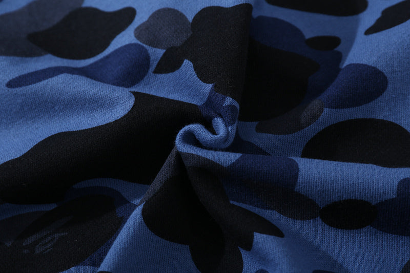 Moletom Bape Shark Wide Blue Camo