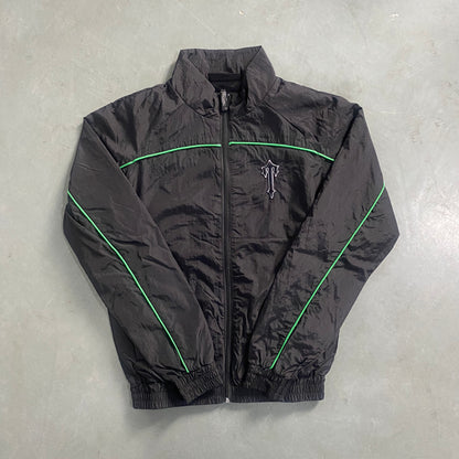 Conjunto Trapstar Shellsuit “Black Green”
