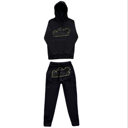 Conjunto Trapstar Hoodie “Black Lime”