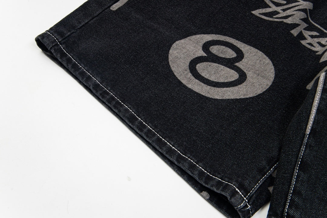 Stussy Shorts Jeans Black