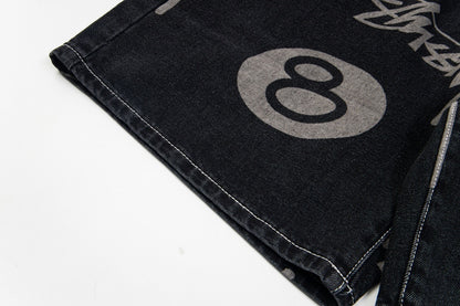 Stussy Shorts Jeans Black